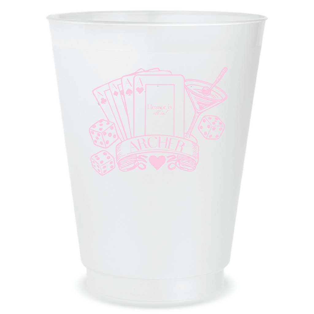 Custom Single Color 16 oz. Frost Cups