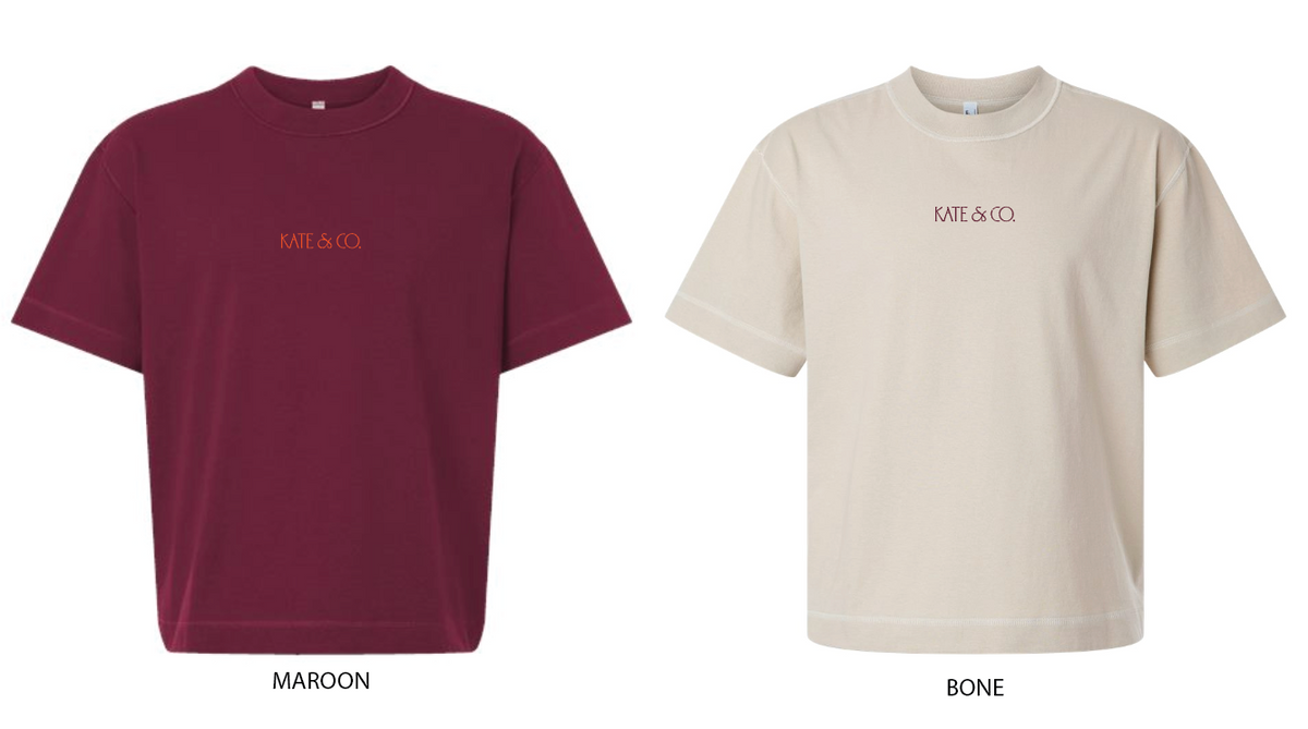 Kate & Company | Unisex Mid Length Tee